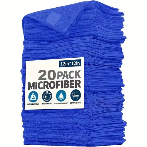 20pk microfiber cleaning - microfiber,