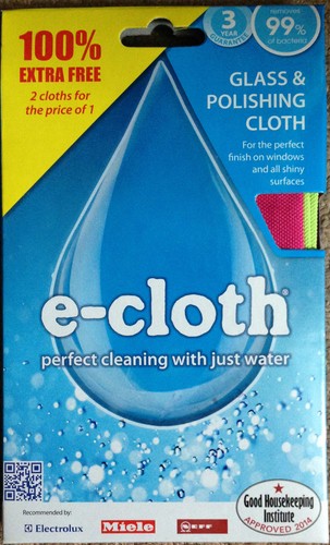 Cloth glass and polishing - 2x, e-cloth