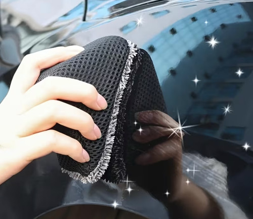 Car cleaning microfibre sponge - cleaning,