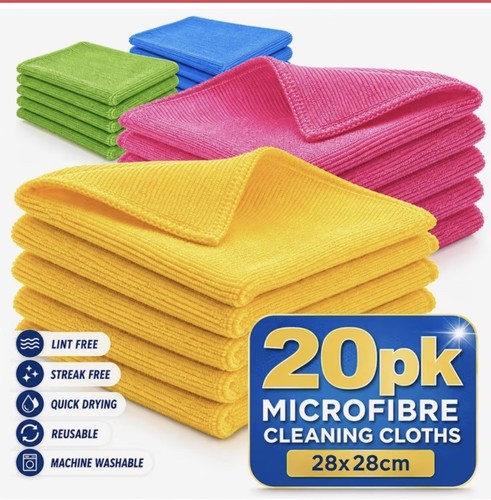 20pc microfiber cleaning - 20pc,