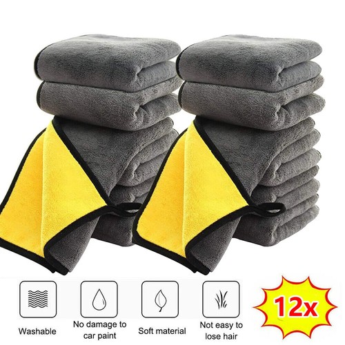 12x car cleaning towels drying - car,