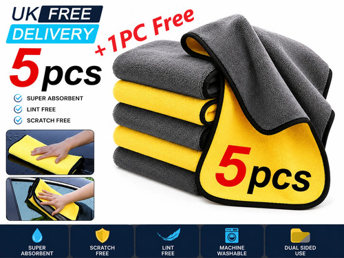 Car cleaning towels - 6x,