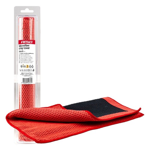 Microfibre clay towel 30x30cm - microfibre,
