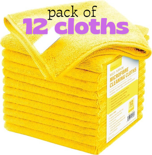 Pack microfiber cleaning - 12,