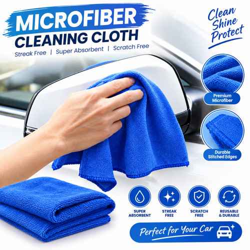 10pcs microfibre car wash - car,