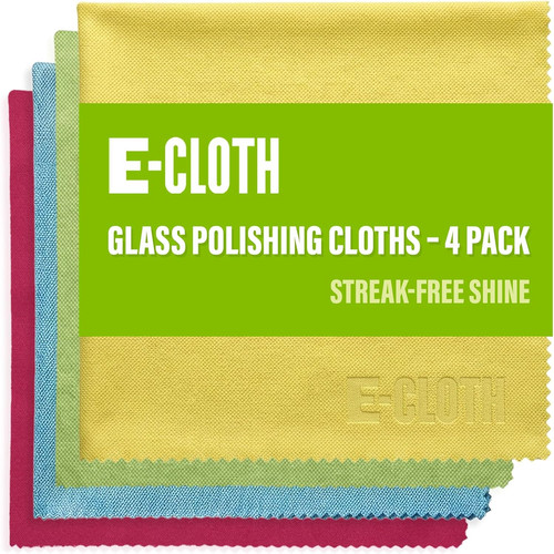 Cloth pack glass - e-cloth, 4-pack