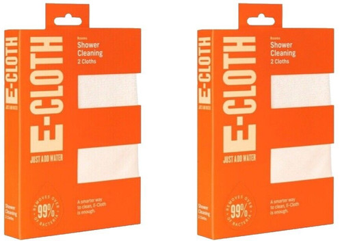 Cloth shower bathroom - 2x, e-cloth