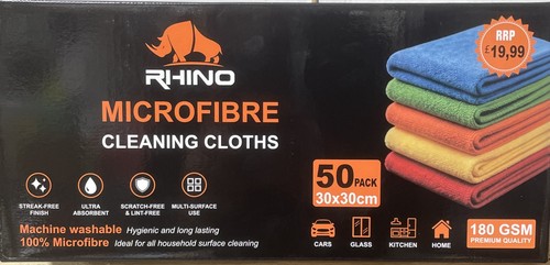 Pack microfibre cleaning - pack, 50