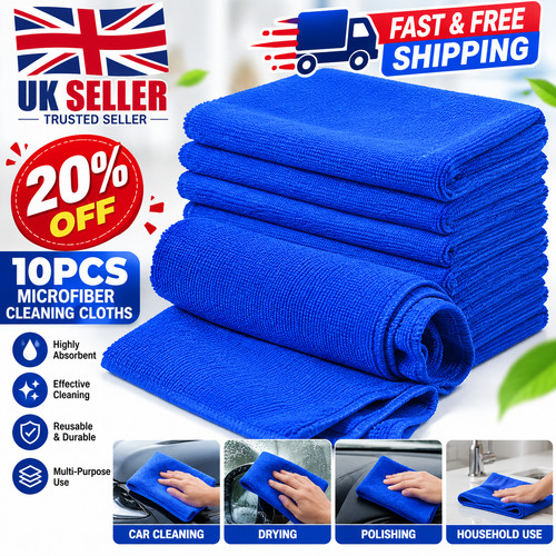 10pcs microfiber cleaning - 10pcs,