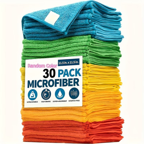 30pcs microfibre 25x25cm large - 30pcs,